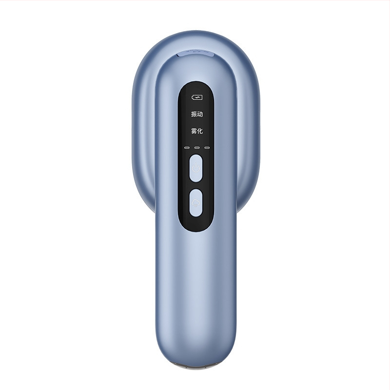 Pieptene de masaj pentru scalp cu pulverizator de ulei esențial și masaj electric cu lumină roșie — portabil, material ABS, brand Neutral, îngrijire acasă a părului