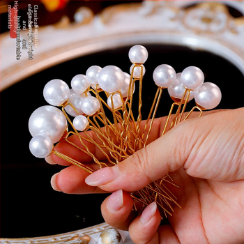 Hajfésű – Vintage U-formájú ötvözetből, kézzel készített, testreszabható Hanfu fejfedő