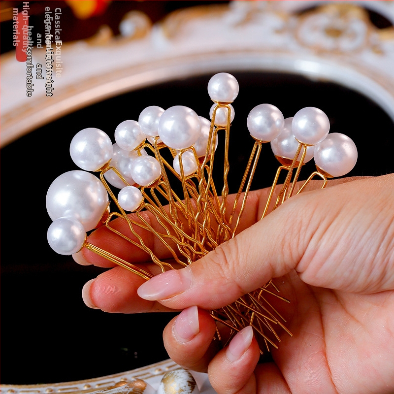 Hajfésű – Vintage U-formájú ötvözetből, kézzel készített, testreszabható Hanfu fejfedő