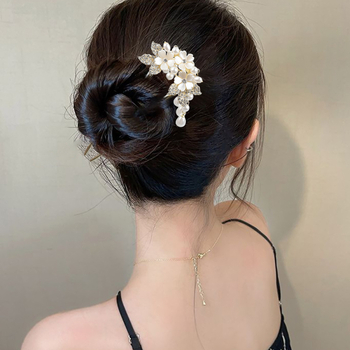 Hajtű – U-alakú, kínai stílusú, ötvözet aranyozott bevonattal