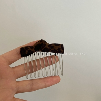 Clip de păr din țesătură, formă fundă, stil japonez și coreean, accesoriu pentru cap