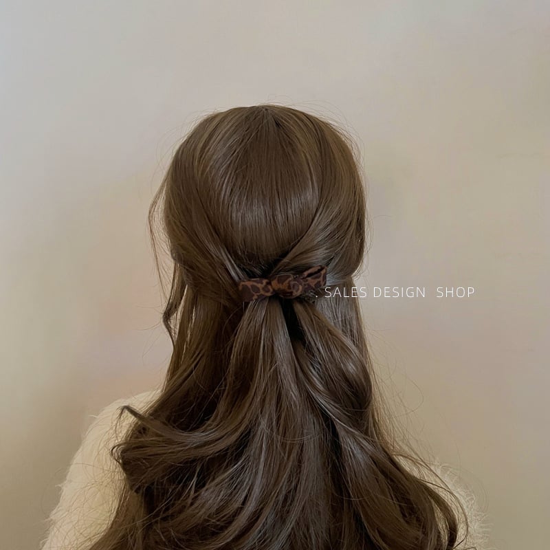 Clip de păr din țesătură, formă fundă, stil japonez și coreean, accesoriu pentru cap