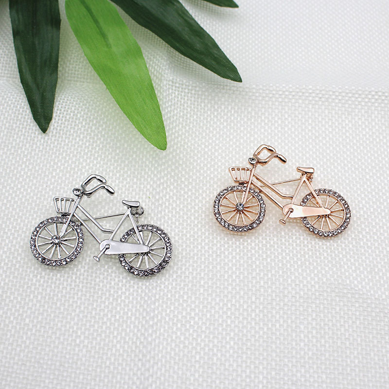 Broš od legure, YICE Jewelry, ženski stil, francuski retro, dijamantna obrada