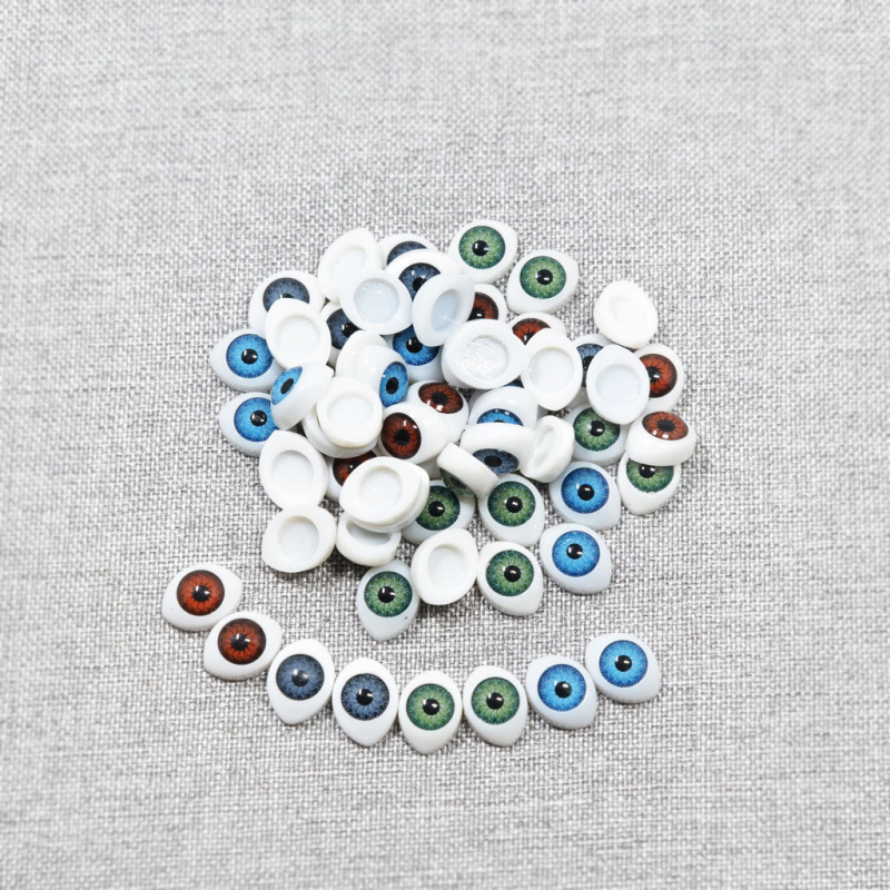Plastične ovalne oči za lutke DIY, unisex dodaci, kategorija dodataka za glavu (Materijal: Plastika; Stil: Unisex; Vrsta: Dodaci; Kategorija proizvoda: Dodaci za glavu; Sezona: Ljeto 2022)