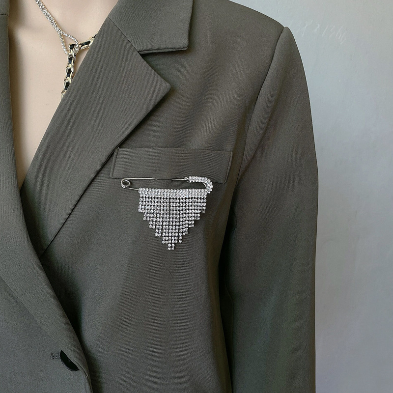 Broš s rhinestones, stil Ruili, ženski; mozaik materijal: legura s umjetnim dragim kamenjem, ljeto 2021