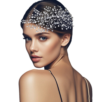 Birthday star CP827 rhinestones plaukų aksesuaras – rankų darbo galvos puošmena