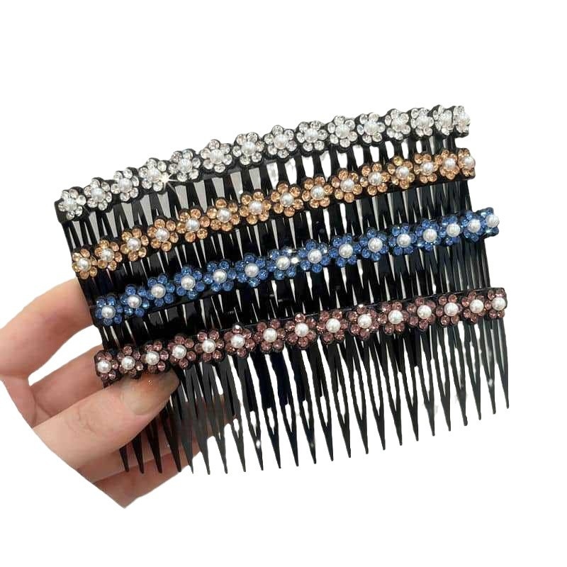 Akril virágos hajcsat, japán-koreai stílus, nőknek és gyerekeknek