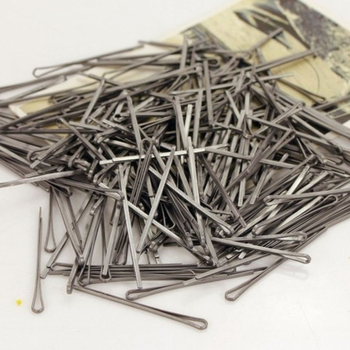 Metalna kopča za kosu s ravnom glavom, Tajvanski stil, plastični premaz, unisex