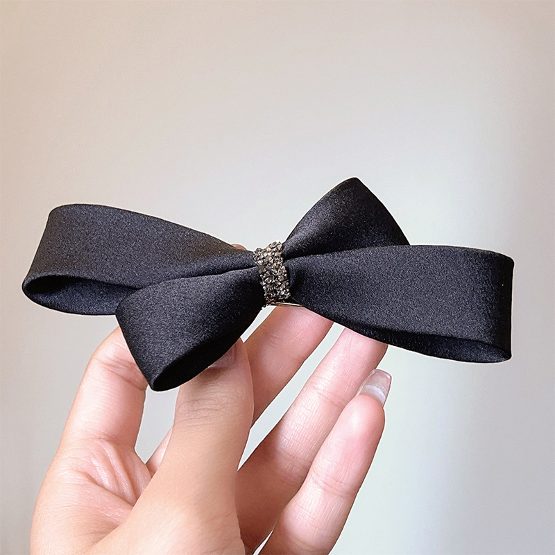 Hajska s mašnicom od platna, ručna izrada, Zhiyi, tip klipa: One-word clip, proljeće 2025, za žene