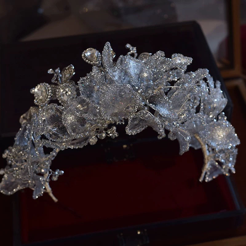 Στέμμα για το κεφάλι με Gel Flower – Χειροποίητο κράμα, Μόδα, Γυναικείο στέμμα, Hera Jewelry