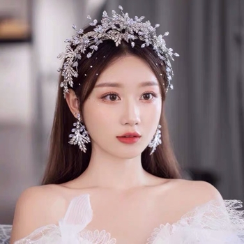 Okov za kosu za nevjeste od legure, ručno izrađeno, lagani luksuzni stil