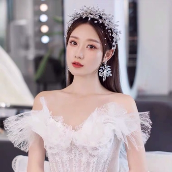 Okov za kosu za nevjeste od legure, ručno izrađeno, lagani luksuzni stil