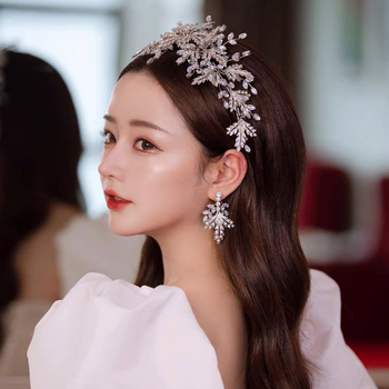 Okov za kosu za nevjeste od legure, ručno izrađeno, lagani luksuzni stil