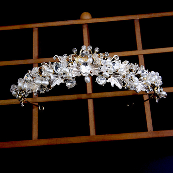 Accesoriu pentru păr – Coroană, Cristale încrustate, Procesare: încrustare, Personalizabil