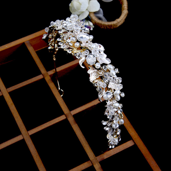 Accesoriu pentru păr – Coroană, Cristale încrustate, Procesare: încrustare, Personalizabil