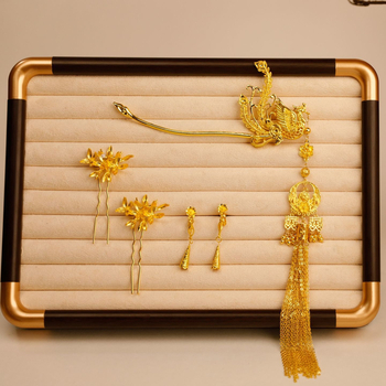 Dodatak za kosu u obliku krune – vintage stil, legura, elektroplating, bijeli kristali