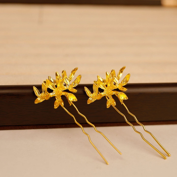 Dodatak za kosu u obliku krune – vintage stil, legura, elektroplating, bijeli kristali