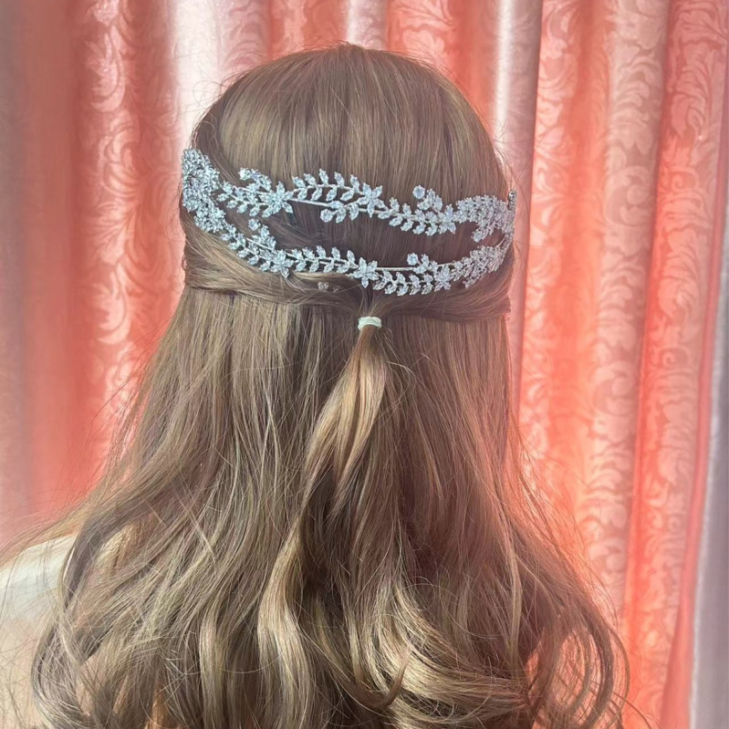 Κορώνα για τα μαλλιά από κράμα – γυναικεία μόδα κεφαλόδεσμος, στυλ The Crown, συσκευασία δώρου, δυνατότητα προσαρμογής