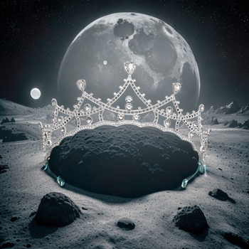 YINZUO Kovinska Krona s kristalima – KC zlatni premaz, elektroplating s točkastim bušenjem, ženski vjenčani dodatak za glavu