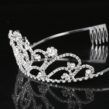 Coroană pentru cap cu cristale, unisex, placare electrolitică, personalizare disponibilă