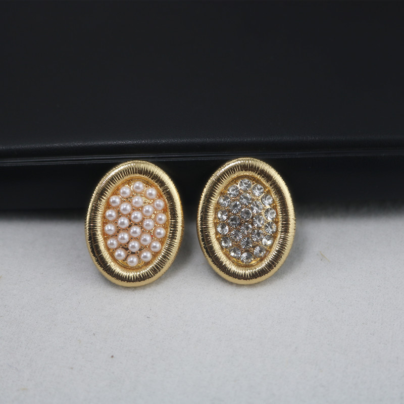Pin za rever, geometrijsko legura s elektroplatiranim završetkom, kristalni detalji i lažne perle, dekorativna unisex rever pin