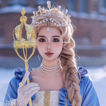 Princeza kruna za kosu, ručno izrađena od legure, proljeće 2024., Suzhou