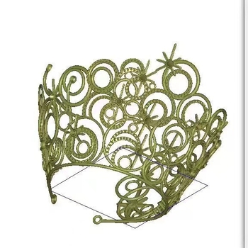 Στέμμα από κράμα με λευκά κρύσταλλα, γυναικείο vintage στυλ, για γάμο και πασαρέλα, ακρίβεια στην κατασκευή