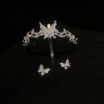 Elegantna vjenčana tiara s kristalima – romantičan dodatak za kosu za svadbu