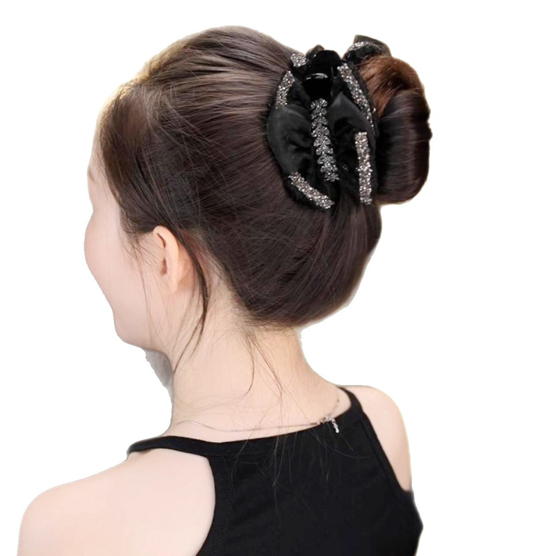 Clamă de păr în formă de bob de grâu, lucrată manual, stil lux lejer; Material: țesătură; Accesorii pentru cap; Pentru femei