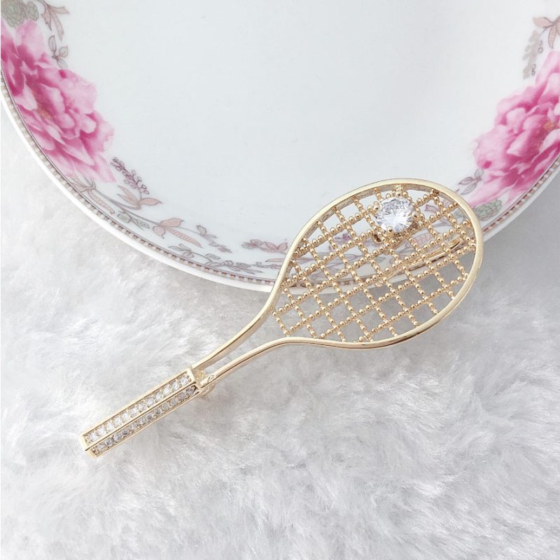 Broșă cu zirconiu micro-incrustat, stil coreean, unisex, design geometric, mozaic din aliaj cu pietre artificiale/semi-prețioase, personalizare disponibilă