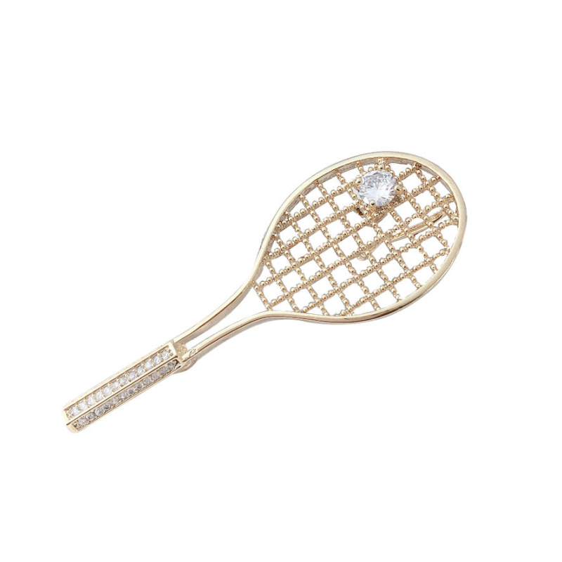 Broșă cu zirconiu micro-incrustat, stil coreean, unisex, design geometric, mozaic din aliaj cu pietre artificiale/semi-prețioase, personalizare disponibilă