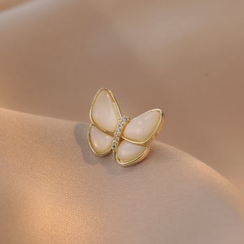 Broșă din cupru – stil Japonez/Coreean, cu diamantată, decorativă, multifuncțională