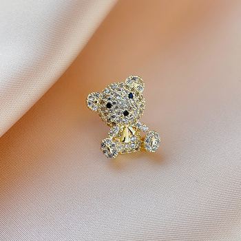 Broșă din cupru – stil Japonez/Coreean, cu diamantată, decorativă, multifuncțională