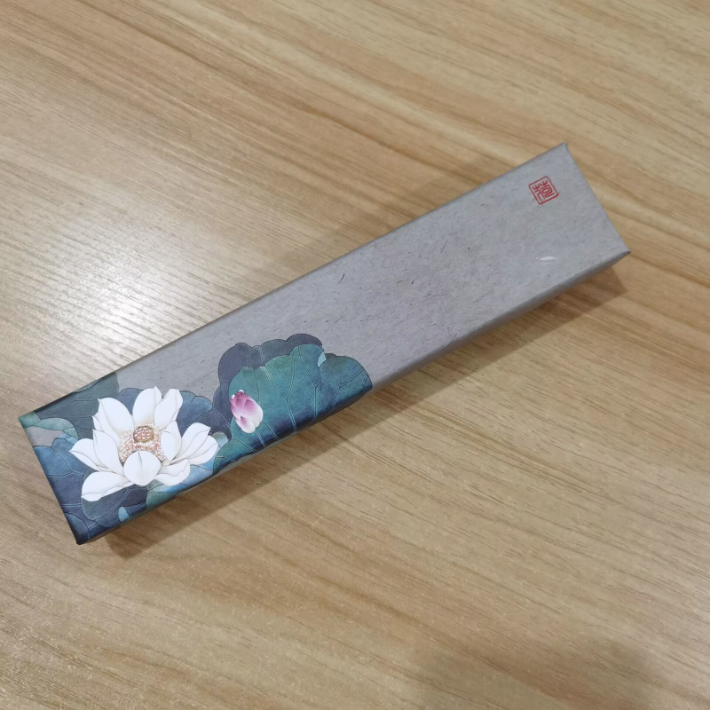 Guofeng stílusú fa hajcsat virágos mintával, önálló csomagolás, fejfedő kiegészítő