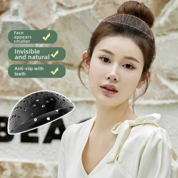 Szilikon hajkiegészítő, természetes női stílus, modell: grapefruit héj, felület sztancolás, csomagolás tömeges vagy egyedi