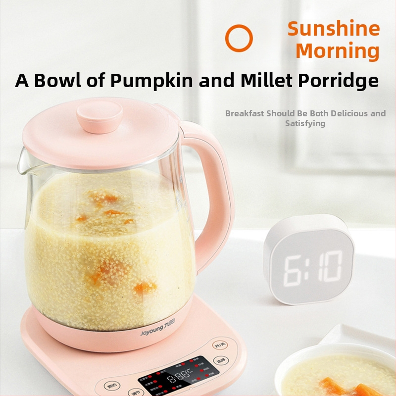 Veselības pota dekociju kanna ar stikla korpusu, 1.5 L, 800 W, 220 V, modelis K15F-WY122