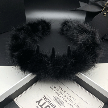 Ženski dodatak za glavu s visokom krunom, ručno izrađen od tkanine, lagani luksuzni stil, protuklizno s zubima