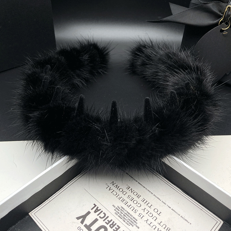 Ženski dodatak za glavu s visokom krunom, ručno izrađen od tkanine, lagani luksuzni stil, protuklizno s zubima