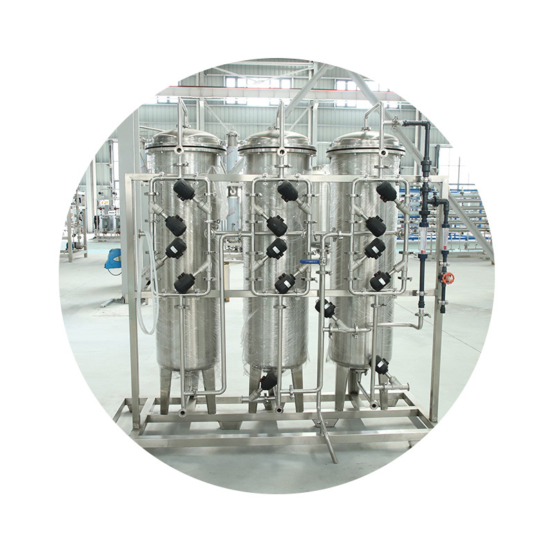 Automātiska ultrapurificēta ūdens apstrādes sistēma ar reverso osmozi, nerūsējošā tērauda konstrukcija, priekšapstrādes modulis, paredzēta farmācijas un pārtikas nozarēm