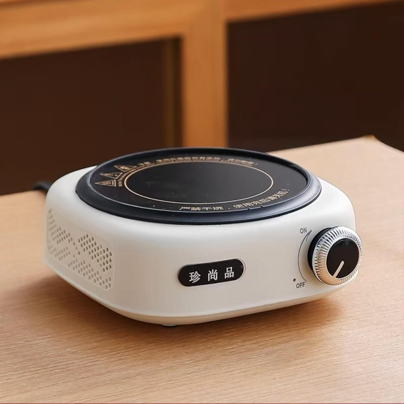 Veselības tējas kanna no stikla ar smilšu tekstūras korpusu (1 L ietilpība; 220 V; 300–350 W; keramikas iekšējā tvertnes; šķidruma izplešanās termostats)