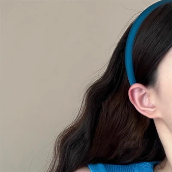 Szatén hajpánt, kézzel kötött, koreai stílus, friss és édes dizájn