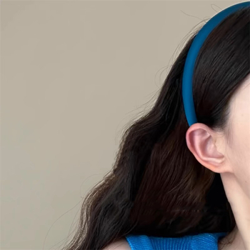 Szatén hajpánt, kézzel kötött, koreai stílus, friss és édes dizájn