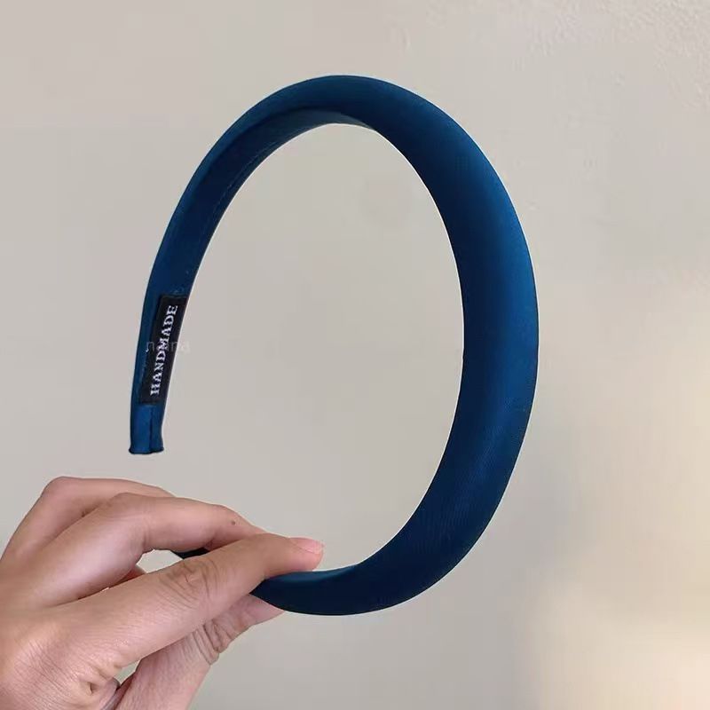 Szatén hajpánt, kézzel kötött, koreai stílus, friss és édes dizájn