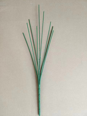 Xinsheng Bonsai žāvēti zari, 9 galvu zari, plastmasas + dzelzs stieple, injekcijas formēšana, austs maisiņš