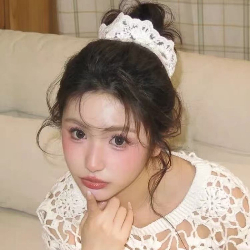 Hajgumi copfhoz, textil anyagból, kézzel készült, egzotikus stílus, magas rugalmasság, 2025 tavasz