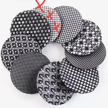 Csipkés hajháló, kézzel szőtt, rombusz mintás háló, egyszerű stílus, nőknek, esküvőre ideális