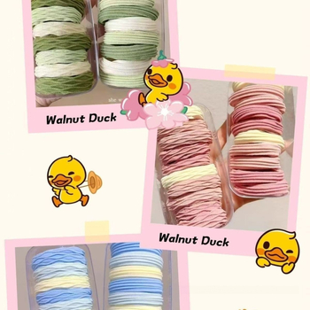 Gradiens hajgumi, selyemfonal, magas rugalmasságú hajgumi, copfhoz, rajzfilm-stílus, 2025 tavasz, Sea Salt sorozat