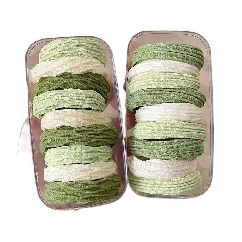 Gradiens hajgumi, selyemfonal, magas rugalmasságú hajgumi, copfhoz, rajzfilm-stílus, 2025 tavasz, Sea Salt sorozat