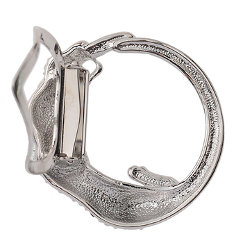 Scarecrow ötvözetű kitűző gyémántbevonattal, virágos mozaika, női ékszer