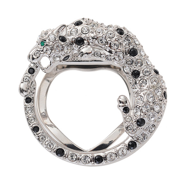 Scarecrow ötvözetű kitűző gyémántbevonattal, virágos mozaika, női ékszer